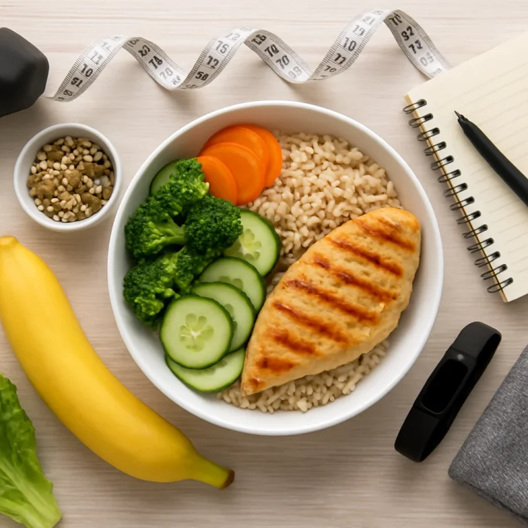 Body recomposition meal plan featuring Singaporean whole foods and balanced macros for sustainable fat loss and muscle gain