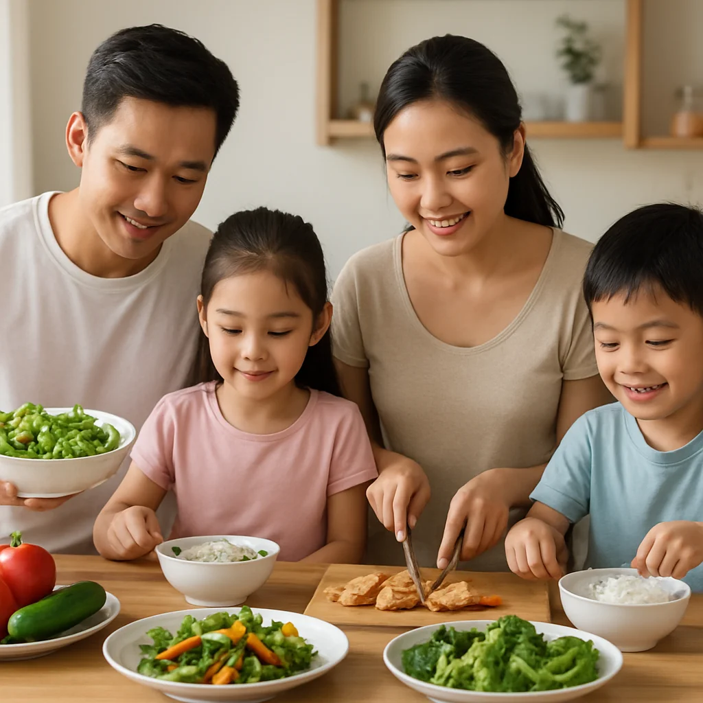 Budget friendly weekly family meal plan with simple flexible affordable meals and nutrition planning