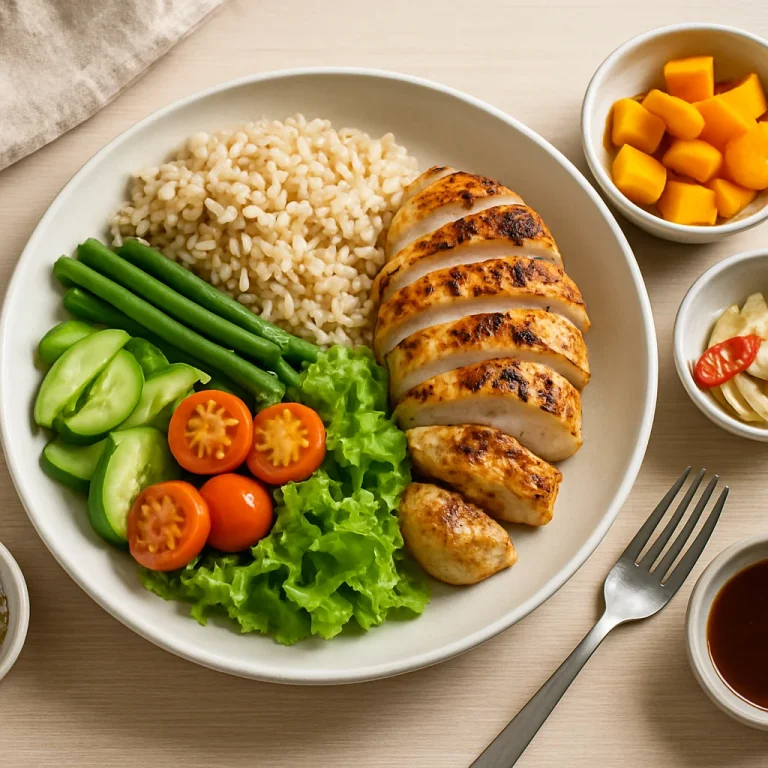 Healthy Singapore meal plan with whole foods for affordable macro-based nutrition and weight management
