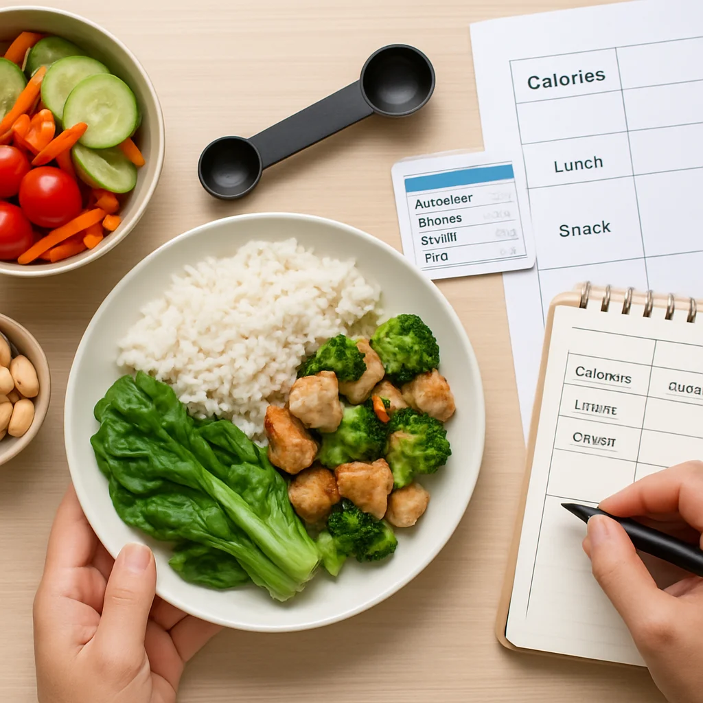 Infographic on counting macros for beginners by KnowMeal for personalized nutrition planning