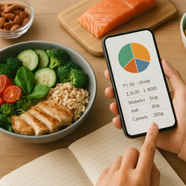 Macro diet management screen to update calories and macros