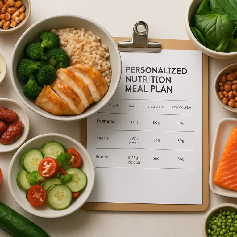 Personalised nutrition meal plan with Singaporean whole foods for sustainable weight management