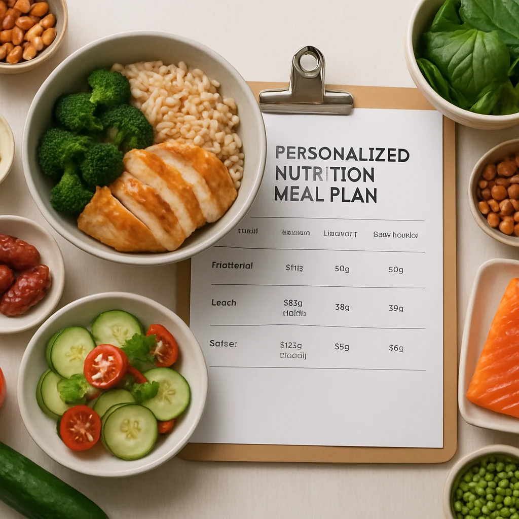 Personalised nutrition meal plan with Singaporean whole foods for sustainable weight management