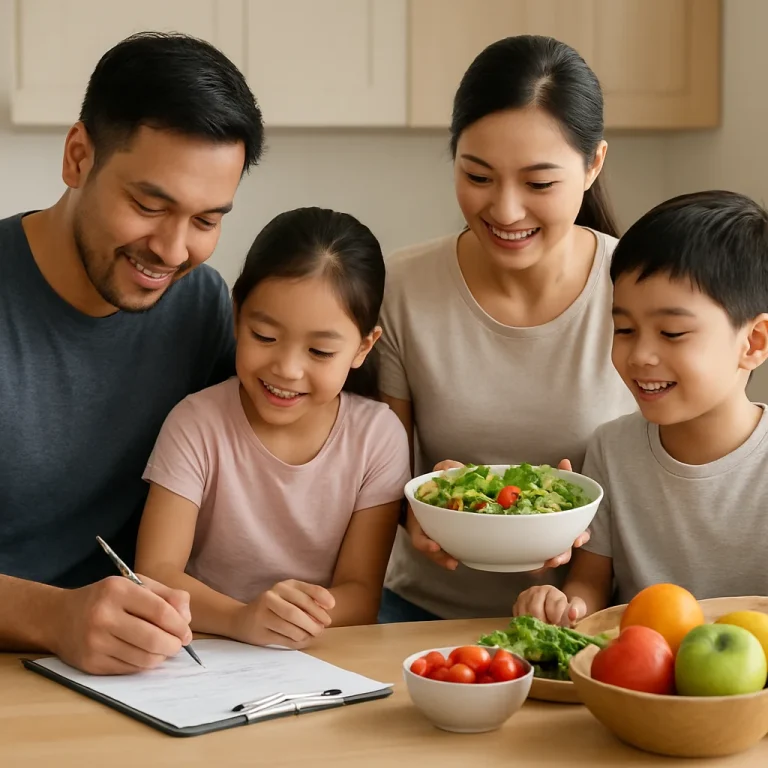 Cover image for Ultimate Family Meal Planning Guide, promoting time and money savings and less weekly stress