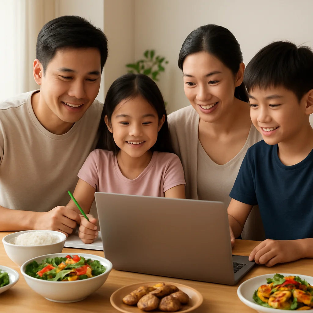 Family information hub checklist with folders, calendars, and notes organized in one place