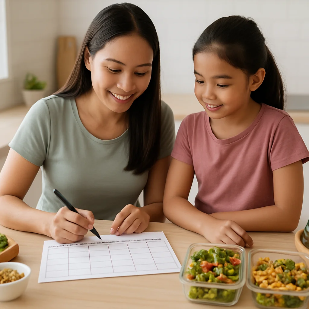 Weekly meal planning steps for saving time and reducing stress